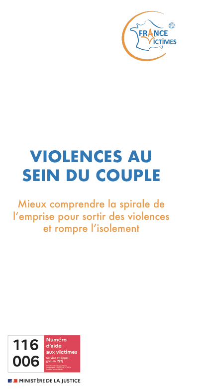 Nouveau support d'information créé par la fédération France Victimes sur la violence au sein du couple !