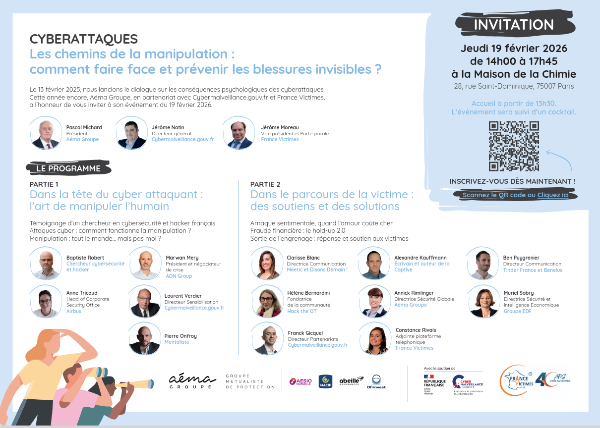 Cybermalveillances : comprendre les chemins de la manipulation pour mieux protéger les victimes